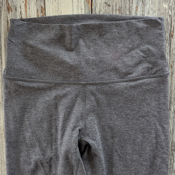 Lululemon Wunder Under Crop High Rise Luxtreme Gray Women's 6 - Picture 5 of 8